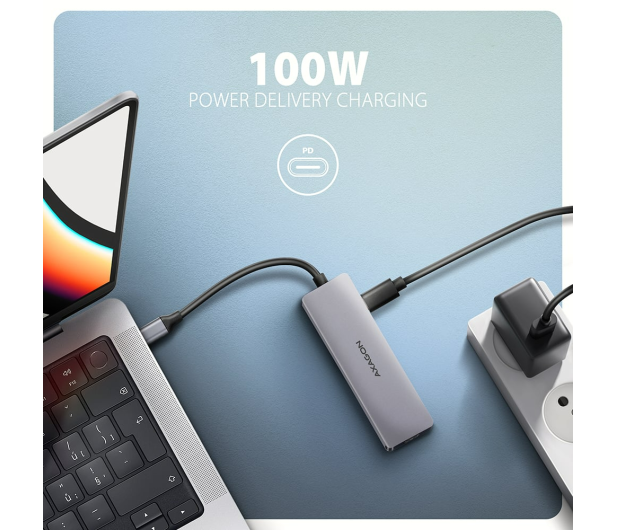 Axagon HMC-5H60 USB-C 5Gbps 5in1 hub - 1485453 - zdjęcie 3